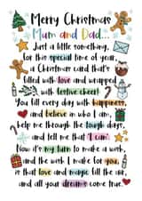 Heartfelt Mum and Dad Merry Christmas Poem created by And You Can Quote Me