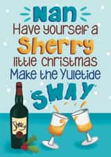 Funny Christmas Card - For Grandmother - Sherry created by Presents Felt