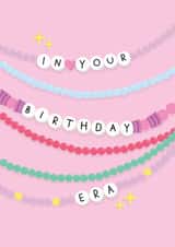 Cute Birthday Card - Taylor Swift - Friendship Bracelet created by Jessica Rachel Sharp