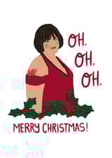 Oh. Oh. Oh. Merry Christmas! Funny Gavin and Stacey Christmas card for friend created by Iconicus Design