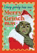Funny Christmas Card - The Grinch created by Foggish