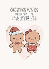 Cute Christmas Card - Partner - Gingerbread created by Creaternet
