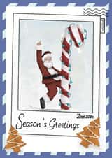 Fun Santa Christmas Card created by onethirtysix_am