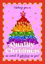 Cute Christmas Card - Quality Street - LGBTQ+ created by Foggish