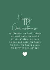 My Forever and Always - Fiancée - Christmas Card created by Cake For Breakfast