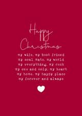 My Forever and Always - Wife - Christmas Card created by Cake For Breakfast