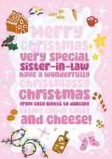 Funny Christmas Card - For Sister In Law - Wonderfully Christmassy Christmas created by Rulu