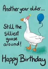 Cute Silly Goose Birthday for friend created by Makeadaze