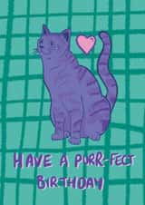 Cute Kitten Birthday Wishes for Cat Lovers created by Makeadaze