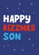 Happy Rizzmas Son Christmas Card created by Percy & Pearl