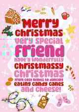 Funny Christmas Card - For Friend - Wonderfully Christmassy Christmas created by Rulu