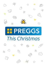 Funny Christmas Card - Pregnant This Christmas - Greggs created by Superlush Cards