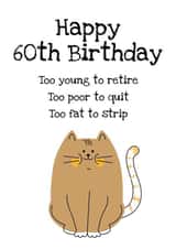 Funny 60th Birthday created by Squelia