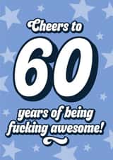 Classic Birthday Card - 60th - For Him created by Blush & Blossom