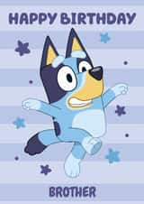 Cute Fun Bluey Themed Birthday Card for Brother – Kids Birthday – Boy created by Danilo