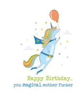 Funny Birthday Card - Unicorn - Magical created by Dandelion Stationery