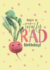 Cute Birthday Card - Totally Rad created by Michelle Khoury