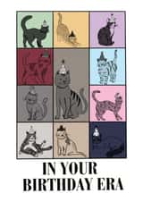 Cute Birthday Card - The Eras Tour - Cats created by From Deanna