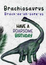 Cute Birthday Card - For Him - Dinosaur created by Toni Emmery - LillieBee Designs