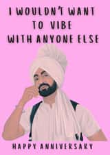 Funny Anniversary Card - Diljit Dosanjh created by Sukhi Writes Stuff