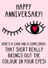 Cute Anniversary Card - Compliment created by OhJaye