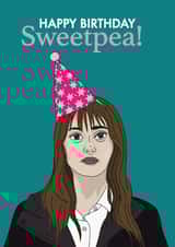 Funny Birthday Card - Sweetpea created by I Made A Card