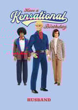 Kensational Retro Ken Dolls Birthday Card for Husband created by Danilo