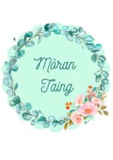 Classic Thank You Card - Flowers - Gaelic created by Cairtean le Sarah