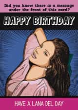 Fun Birthday Card - Lana Del Rey - Music created by Jimmy James