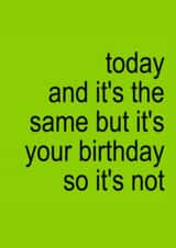 Fun Birthday Card - Charli XCX - Brat Summer Green created by hot girl cards