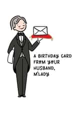 Fun Birthday Card - For Wife - From Husband created by Lyndsay Moon