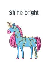 Funny unicorn card created by Maria Myrkina