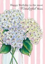 Classic Birthday Card -For Mum - Flowers created by Petal & Paper Co. 