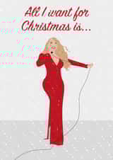 All I want for Christmas is ... (just WHAT?) fill in your own ending inside! created by Mrs Jones Graphic Design Ltd