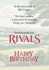 Funny Birthday Card - Rivals created by @MarcoLooks