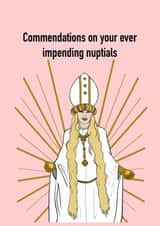 Congratulatory wedding card created by Asenna Emre