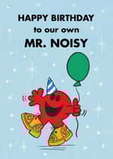 Cute Birthday Card - Mr. Noisy - Mr. Men created by Mr. Men