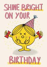 Cute Birthday Card - Little Miss Sunshine - Mr. Men created by Mr. Men