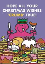 Cute Christmas Card - Mr. Greedy - Mr. Men created by Mr. Men