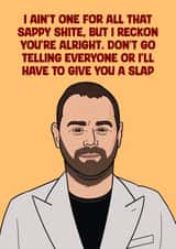 Funny Birthday Card - Danny Dyer Rivals - You're Alright created by Luke Oxtoby