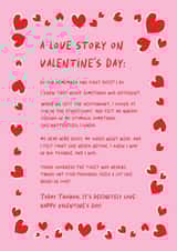 A Valentine's Story Just for You | Valentine's Day Card created by LB Designs
