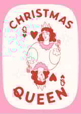 Cute Christmas Queen of Hearts Card created by Studio Smallpiece