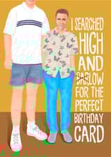 Funny Birthday Card - Trending - Viral - Gary Barlow's Very Tall Son created by Atwood & Atwood