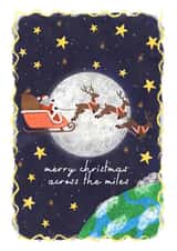 Merry Christmas across the miles created by Rebecca Grantham