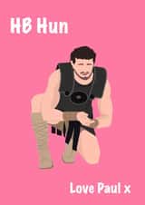 Funny birthday card - Paul Mescal - Gladiator created by DBD Designs