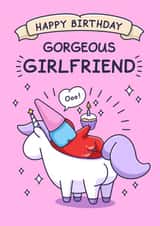 Funny Birthday Card - For Girlfriend - Gorgeous Girlfriend created by Cheeky Legends