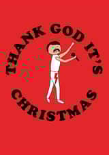 Cute Queen Rock 'n' Roll Christmas card for your friend / mum / dad / partner created by Hannah @rocknrollbabies