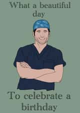 A happy birthday message from McDreamy created by Asenna Emre