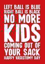 Rude Get Well Card - Vasectomy Poem created by Blind Faith