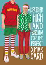 Funny Christmas Card - Gary Barlow's Very Tall Son created by Atwood & Atwood
